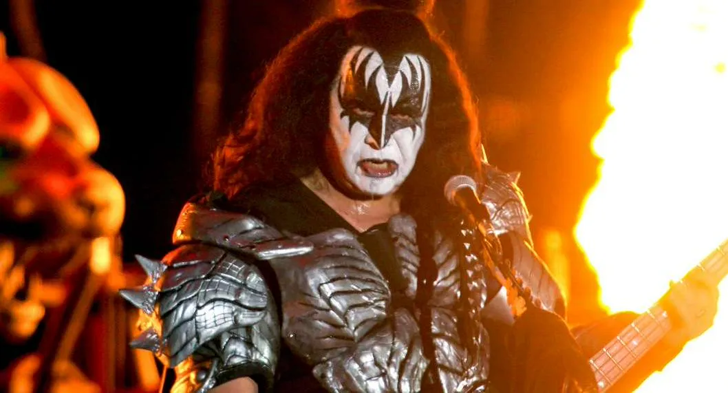 Foto de Gene Simmons, en nota de que el bajista de Kiss, que vendrá a Colombia, se desvaneció en concierto (video)