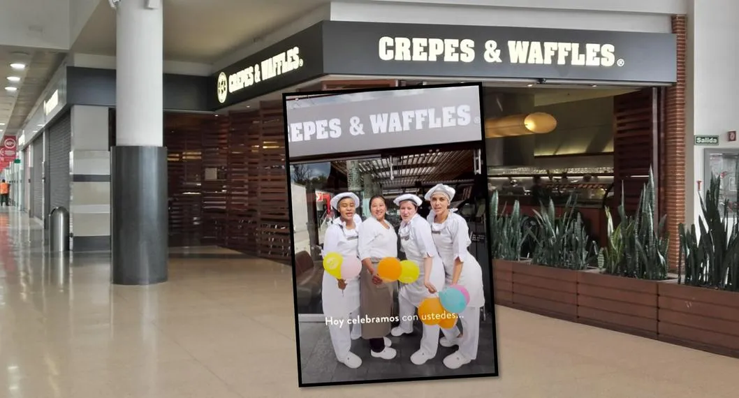Crepes & Waffles celebra 43 años en Colombia y celebra publicando un logo diferente y llamativo.