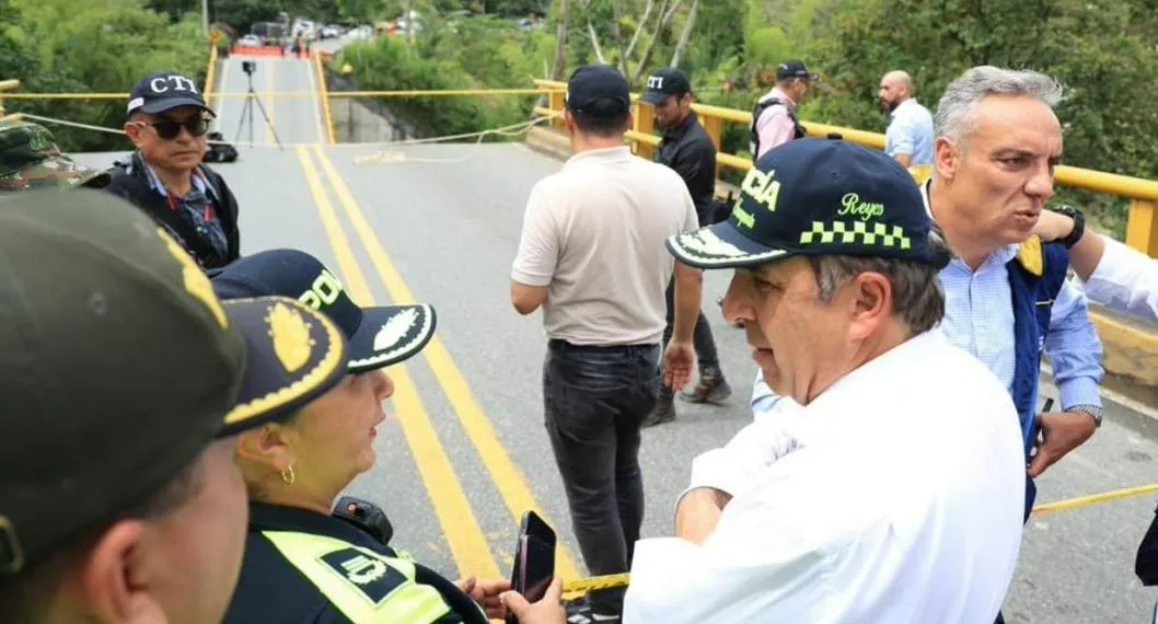Por derrumbe de puente en La Vieja (Valle-Quindío), harán uno provisional