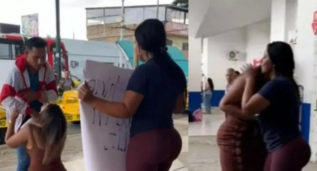Mujer se le arrodilló y le pidió perdón a su novio por engañarlo con su cuñado.