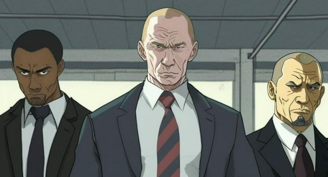 Barack Obama, Donald Trump y Vladimir Putin a propósito de cómo se verían en un anime. 