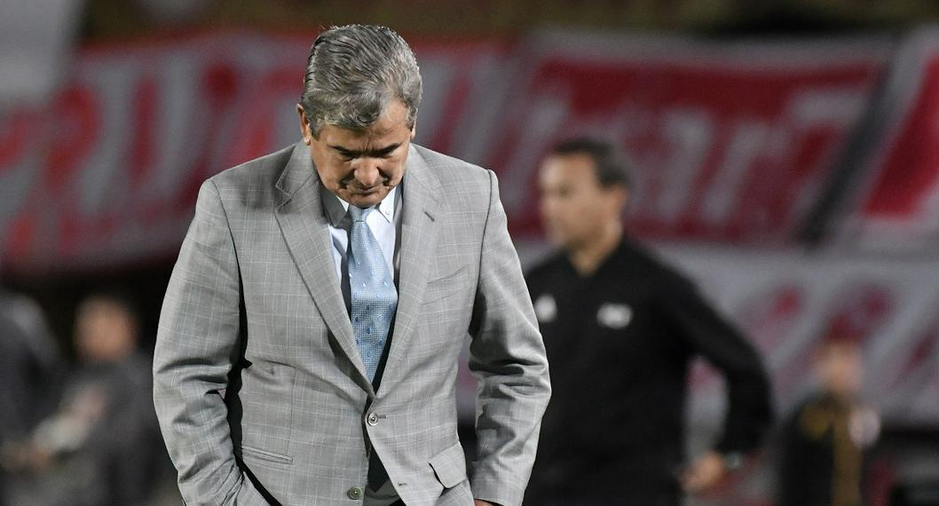 Jorge Luis Pinto, técnico del Deportivo Cali, quién no se asusta, pese a tener descenso cerca.