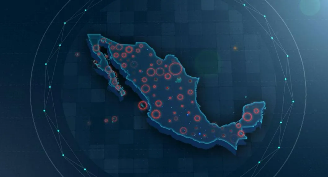 Foto de mapa de México a propósito de cuándo es el Simulacro Nacional 2023
