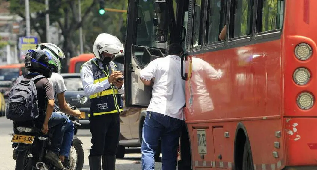 Foto de movilidad, por cierre vial en Ibagué por reposición de tubería