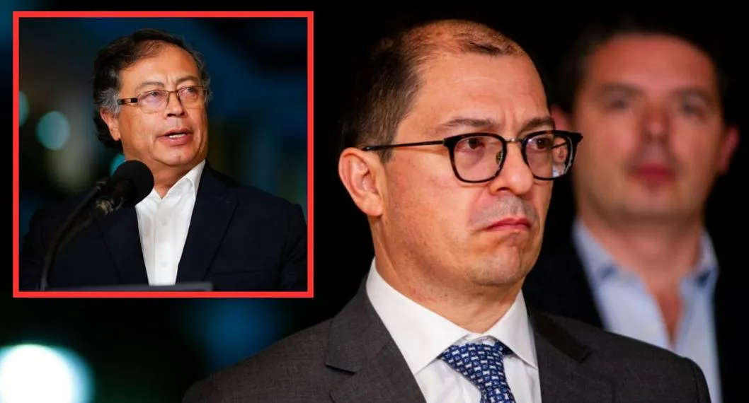 Foto de Francisco Barbosa a proposito de críticas a Gustavo Petro