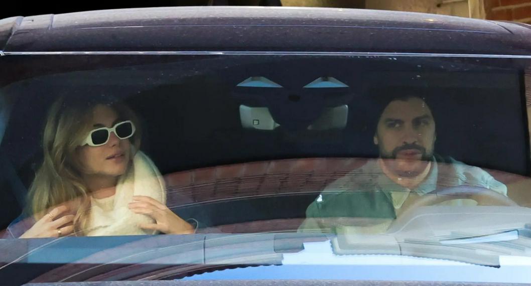 Clara Chía y Piqué juntos después de que Shakira se fuera de Barcelona con sus hijos.