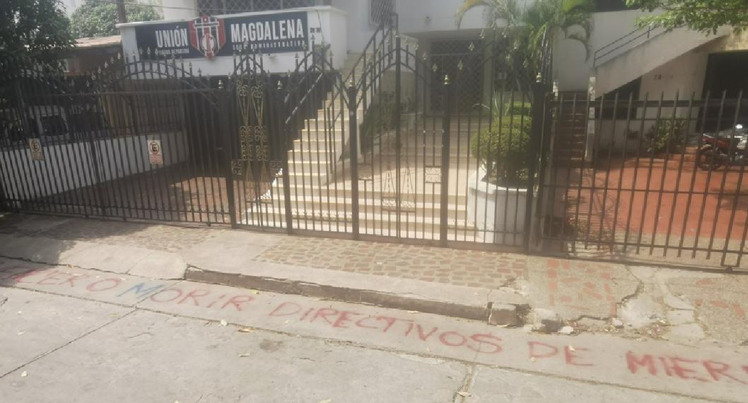 Amenazas en sede del Unión Magdalena.