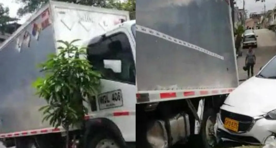 Accidente en Ibagué hoy: camión se quedó sin frenos en la avenida Ambalá