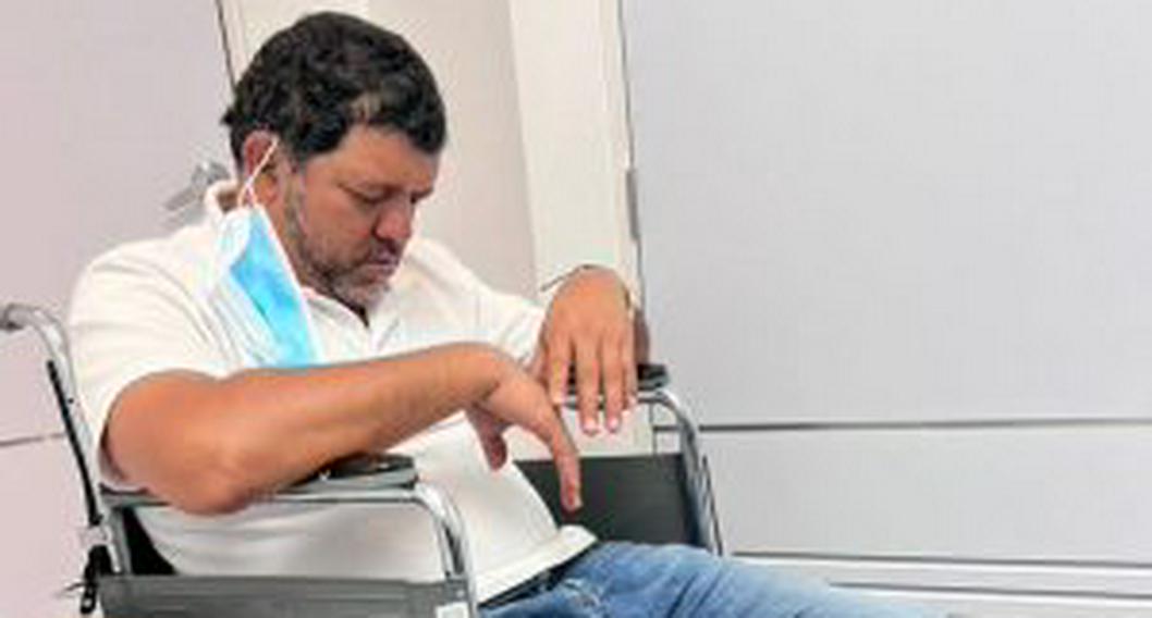 Alcalde de Calima El Darién, Martín Mejía, en el hospital recuperándose luego del video en el que se ve ebrio y desvistiéndose. Habló del escándalo y admitió problemas con el licor.