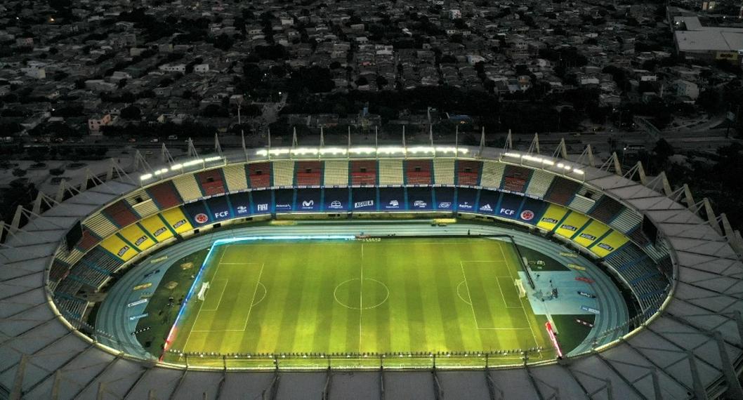 Estadio Metropolitano de Barranquilla, donde Nacional recibirá a Melgar de Perú, por la Copa Libertadores. Se jugará a puerta cerrada.