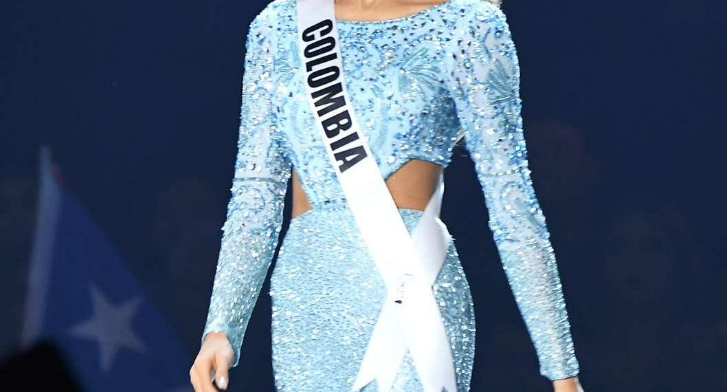 Foto de reina en Miss Universo, en nota de esposo de exfigura del Desafío, favorita en Miss Colombia, es de familia famosa