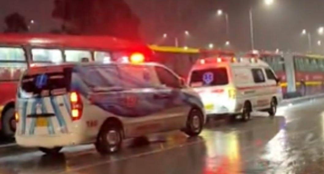 Un grave accidente de tránsito se presentó en Transmilenio, donde dos buses del sistema colisionaron y hubo seis heridos por el incidente en Bogotá.
