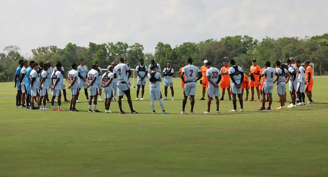 Entrenamiento del Deportes Tolima, previo a su juego contra Tigre, de Argentina, por la Copa Sudamericana. Estos son los jugadores lesionados.