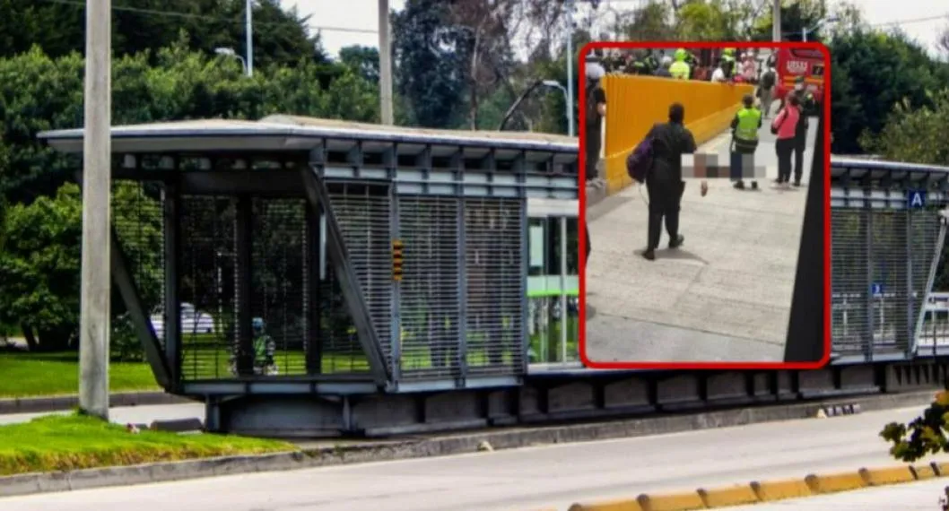 Presunto ladrón fue atropellado por bus de Transmilenio en estación Quiroga y murió.