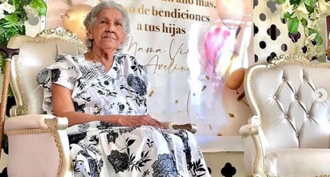 Foto de la mamá de Diomedes Díaz, a propósito de su cumpleaños número 86