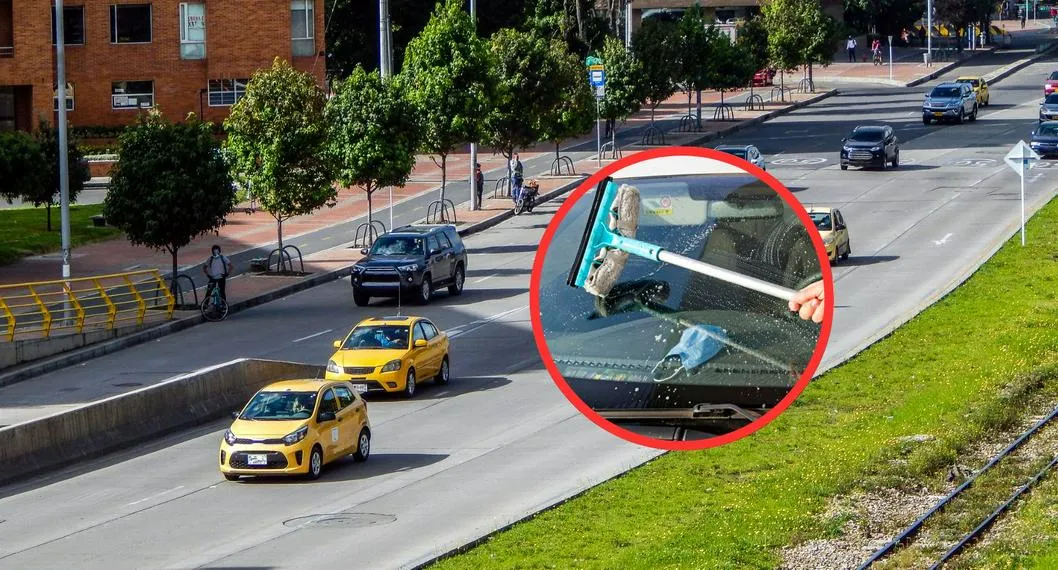 Limpiavidrios hirió a taxista en plena calle; lo atacó con arma blanca