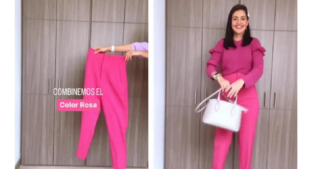 Combinar el color rosa en tu 'outfit'.