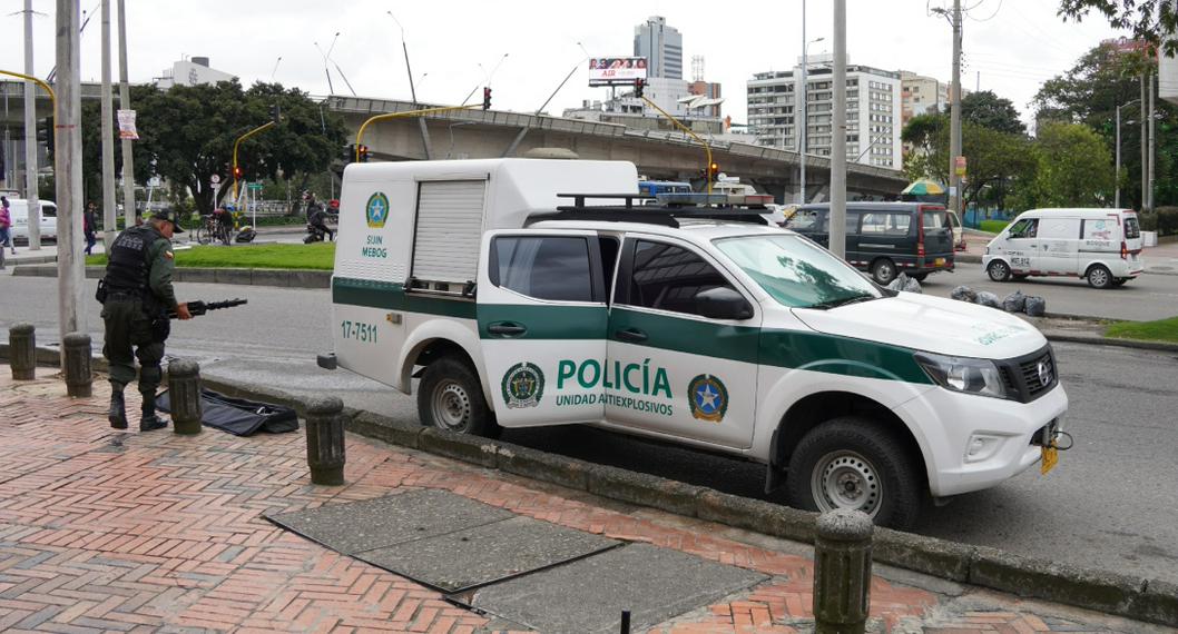 Policía da parte oficial sobre paquete que alertó en el norte de Bogotá, por posible bomba