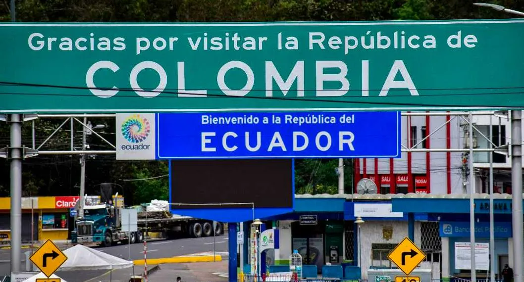Foto de límites de territorio ecuatoriano y colombiano, en nota de Ecuador estrena con Colombia escáneres para las fronteras: explican de qué trata