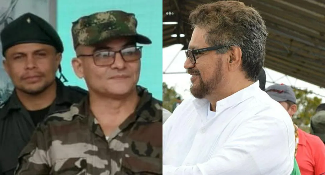 Alias 'Iván Mordisco' y alias 'Iván Márquez', disidentes de las Farc que estarían disputándose el control del Meta.