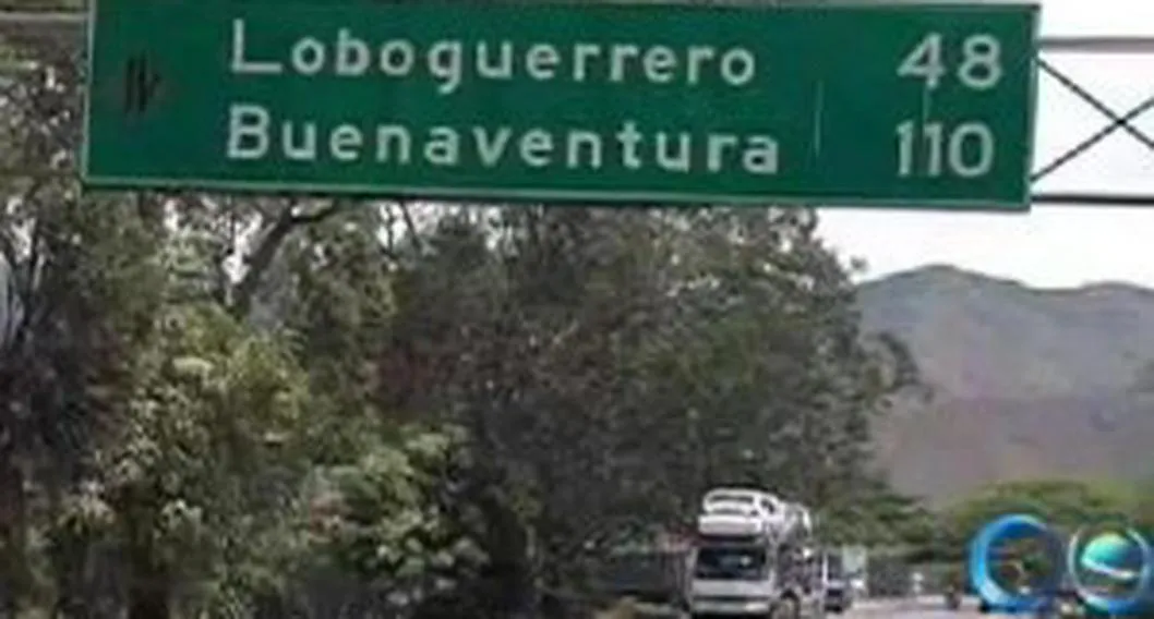 Vía Buga-Buenaventura (Valle del Cauca), taponada por protestas en Loboguerrero