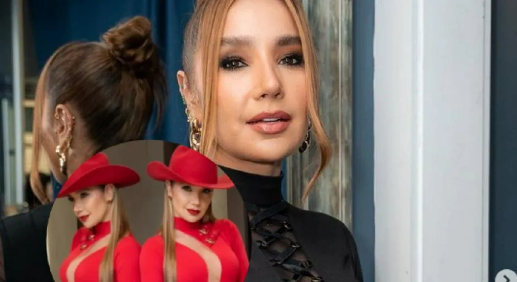 La cantante de música popular Paola Jara volvió a sorprender en concierto y no precisamente por su talento, sino por un llamativo vestido rojo.