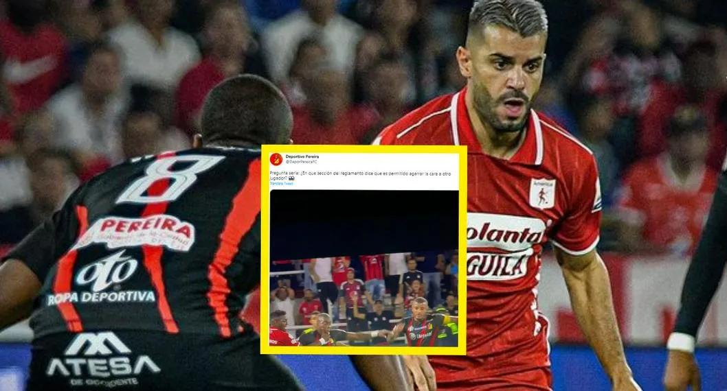 En Twitter hubo protesta del Pereira por el arbitraje contra América y después la borraron de Twitter | Rueda de prensa Alejandro Restrepo