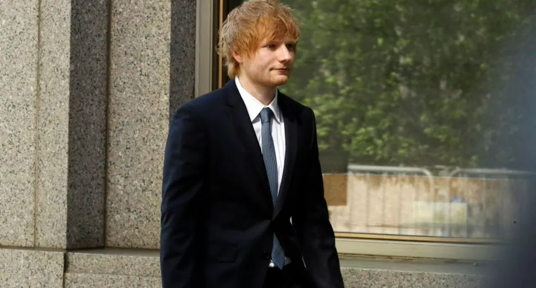Foto de Ed Sheeran a propósito de juicio en Nueva York por plagio de derechos de autor