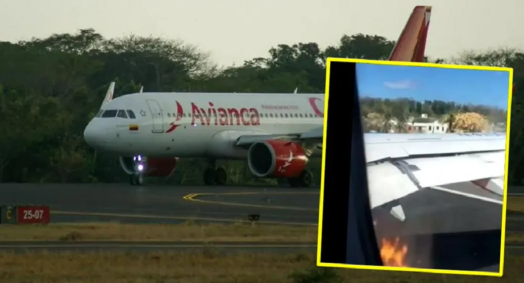 Avión de Avianca impactado por un ave tuvo que devolverse a San Andrés.