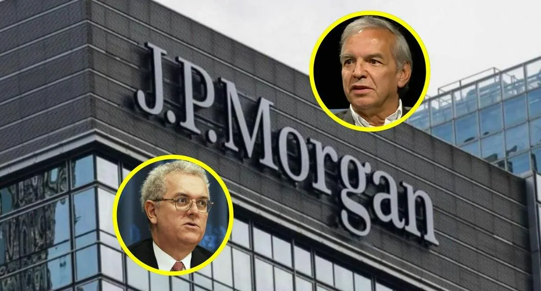 Foto de banco J.P Morgan, Ricardo Bonilla y José Antonio Ocampo, por los riesgos para Colombia el cambio de ministros