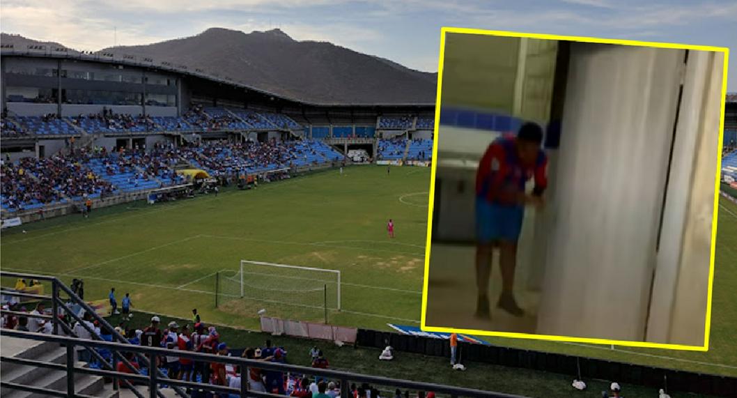 Culebra en el estadio del Unión Magdalena.