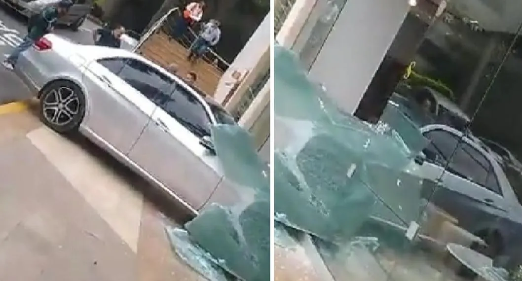 Así quedó el vehículo que se estrelló contra un almacén de muebles en El Poblado, en Medellín. Le contamos más detalles.