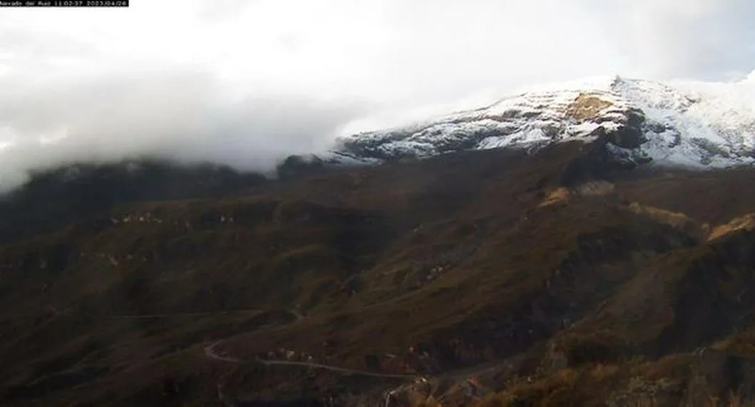 Así fue la actividad del volcán Nevado del Ruiz durante este puente festivo del primero de mayo. Se mantiene alerta por posible erupción.