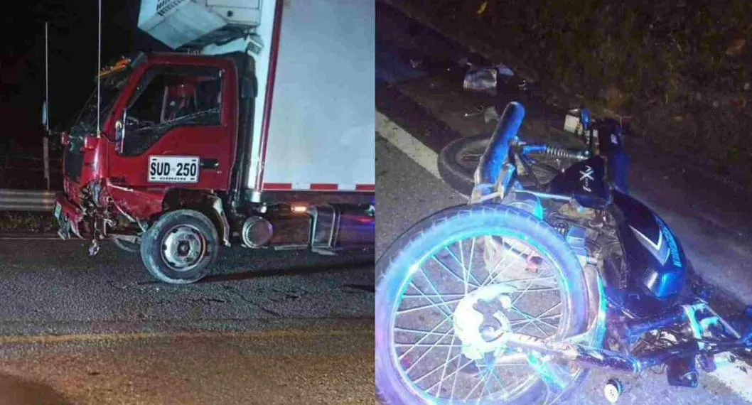 Motociclista murió en accidente: conductor de camión habría cometido imprudencia