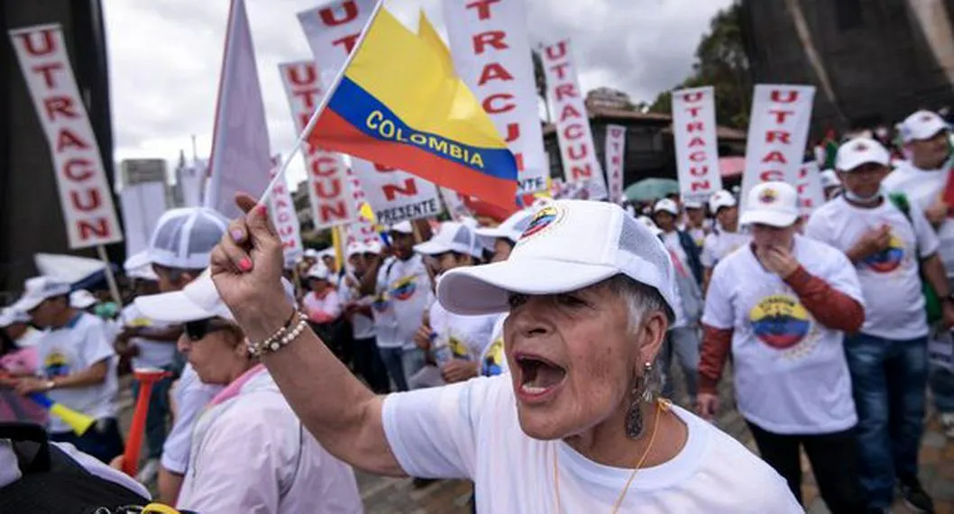 Marchas de Día del Trabajo en Bogotá: fotos de la manifestación y de Petro