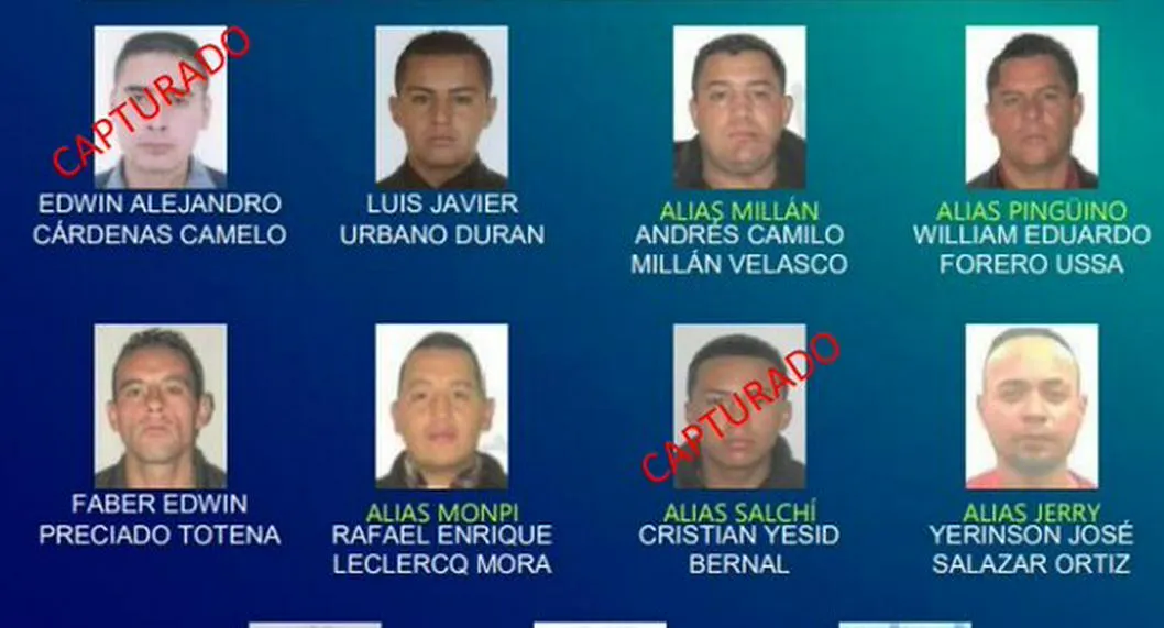 La Policía Metropolitana de Bogotá reveló el listado de los delincuentes más buscados de la capital. Ofrecen recompensa por información.