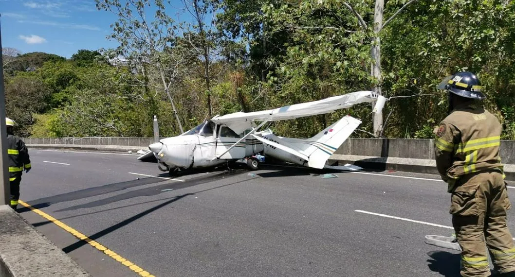 Accidente de avioneta en Panamá dejó, milagrosamente, a cuatro ocupantes con vida.