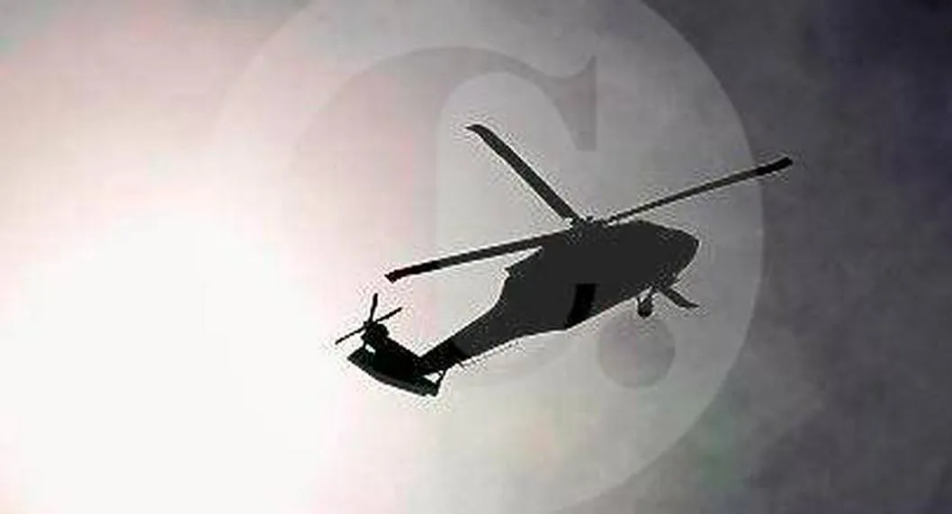 Una ametralladora del Ejército se cayó por error de un helicóptero en Arauca 