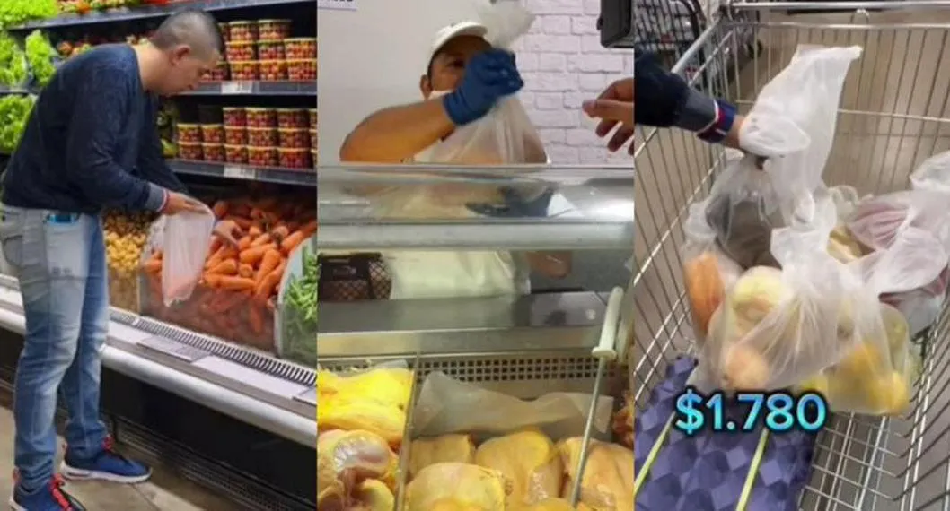 Influencers mostraron cómo hacer mercado con 200 mil pesos y compara de todo