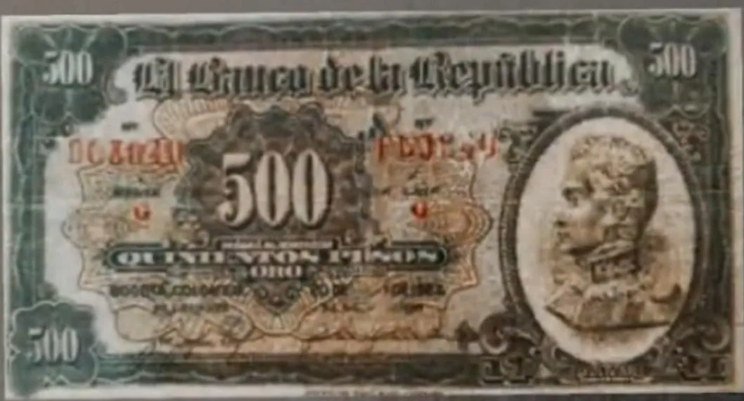 El billete de 500 pesos de 1923 sería el billete más caro de Colombia, coleccionistas pagarían hasta 300 millones de pesos por uno.