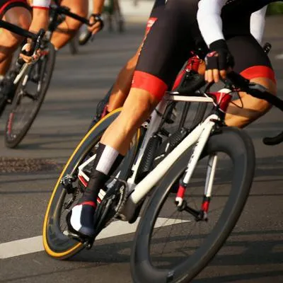 Ciclistas a propósito del Giro de Italia.