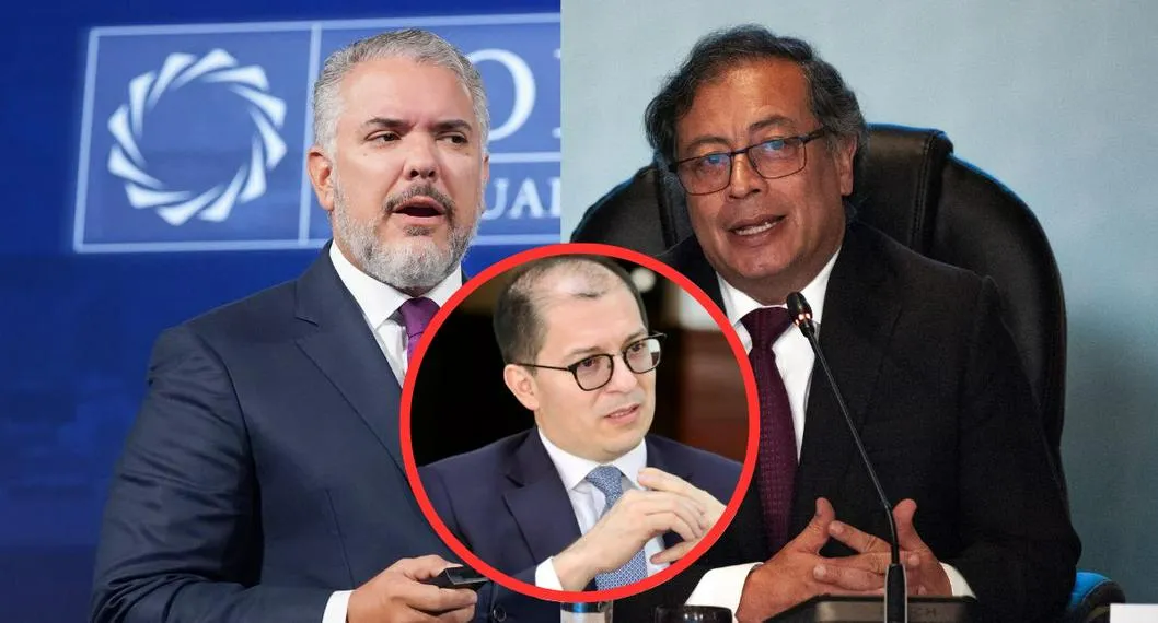 El expresidente Iván Duque no desaprovechó la oportunidad y cuestionó duramente a Gustavo Petro por asegurar que es el jefe de Francisco Barbosa.