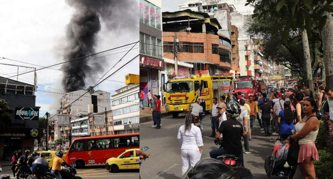 Incendio en local comercial de Ibagué fue controlado y no hubo heridos (Fotos)