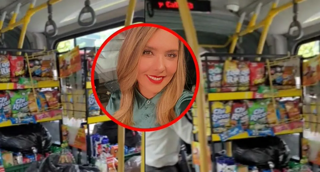 Mónica Rodríguez pide empatía por vendedor que se subió con tienda a bus de Transmilenio