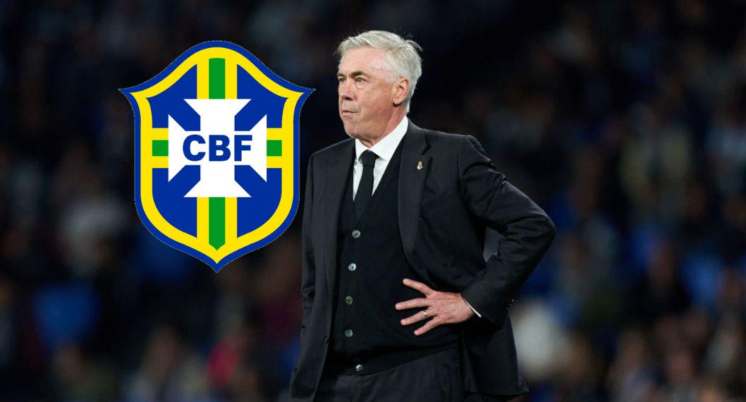 Carlo Ancelotti, entrenador del Real Madrid, que es pretendido por la Selección de Brasil