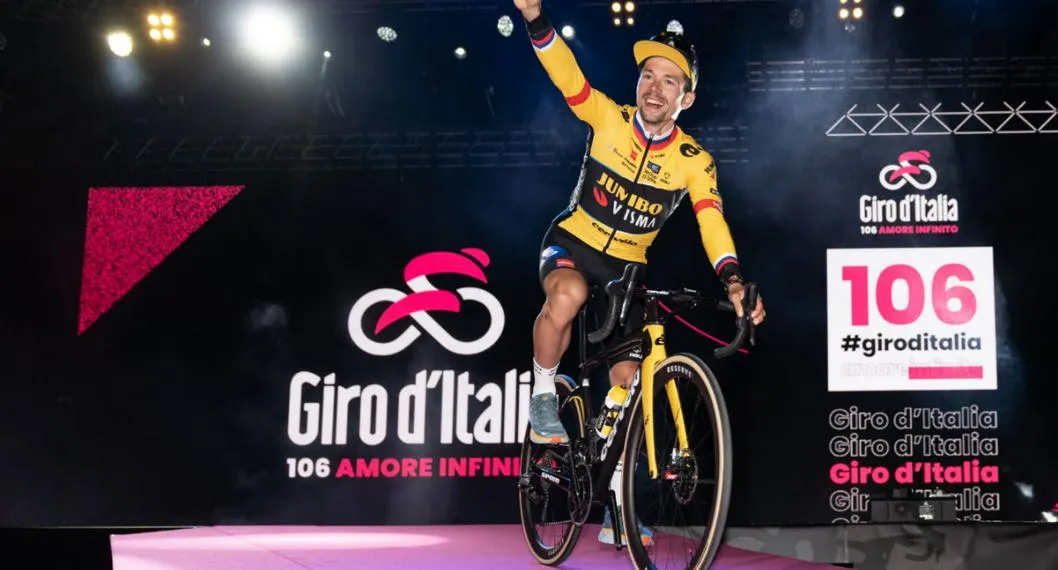 Primoz Roglic, uno de los favoritos al título del Giro de Italia.