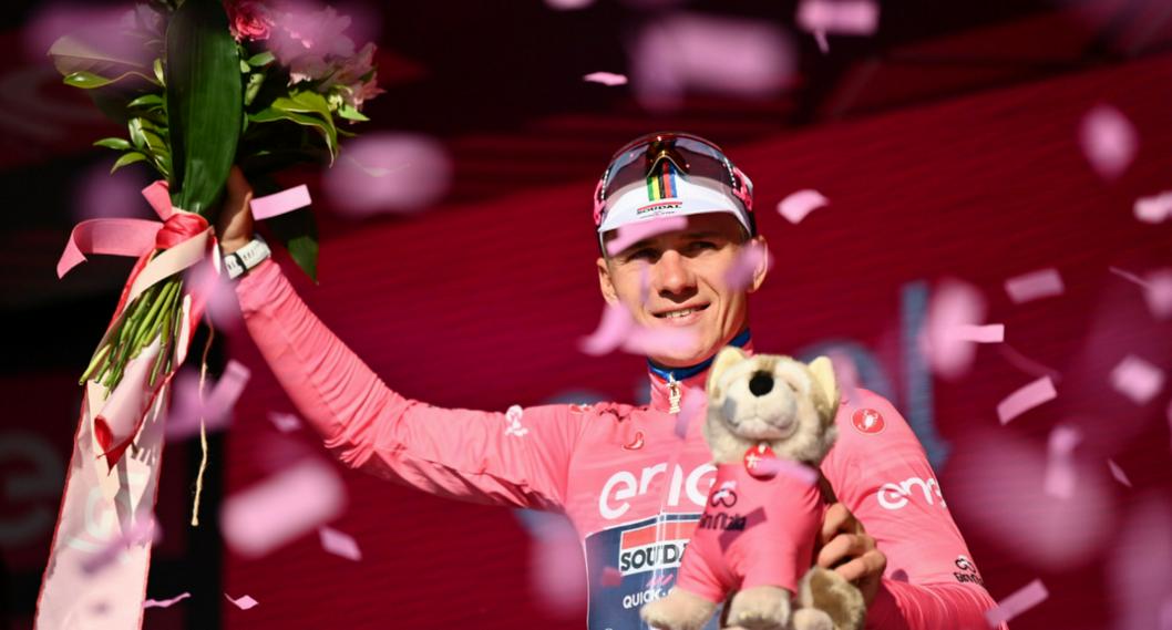 Remco Evenepoel, líder del Giro de Italia.