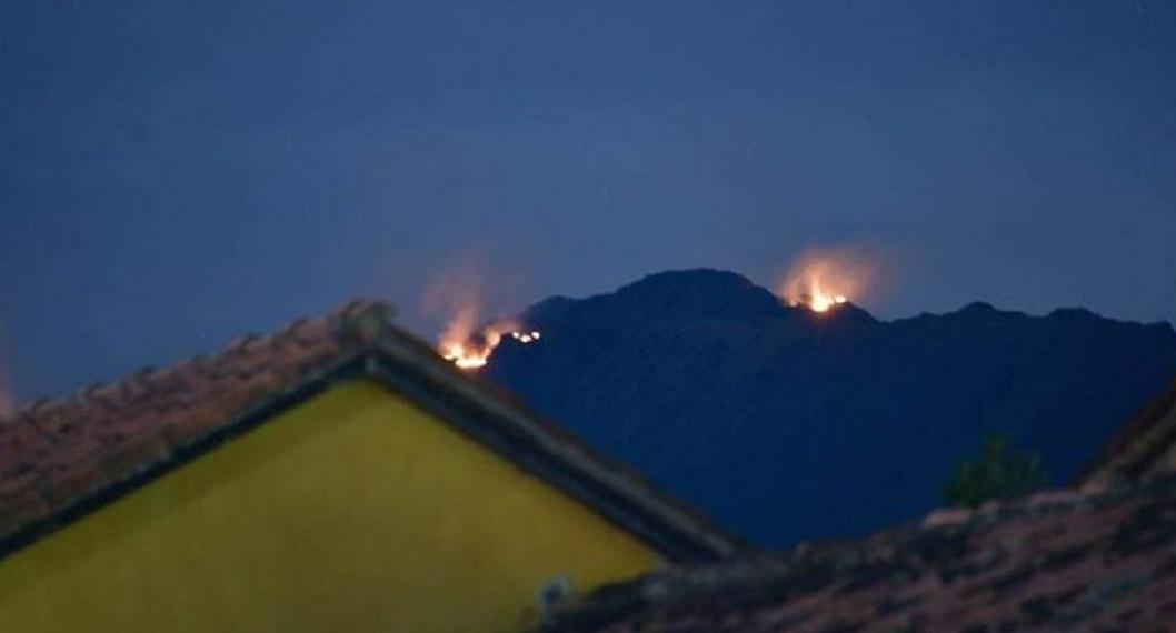 Incendio en el páramo de Santurbán consumió varias hectáreas; controlan el fuego