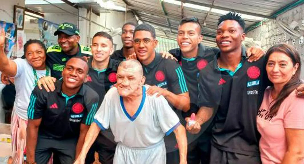 La Selección Colombia Sub-20 dejó ver su lado más humano y tuvo un emotivo encuentro con adultos mayores en Cali. Así fue la obra social.