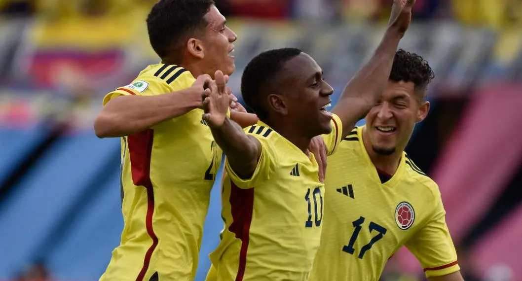 Foto de jugadores de Colombia Sub-20, en nota de Selección Colombia jugará ante Nigeria previo al Mundial Sub-20: dicen cuándo es